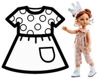 PAOLA REINA Ubranko dla lalek 32 cm 54449