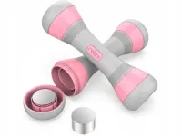 HANTLE REGULOWANE CIĘŻARKI DO ĆWICZEŃ FITNESS RÓŻNE KOLORY 2x2 KG