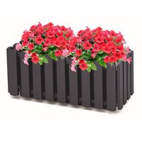 Doniczka skrzynka balkonowa 18x38x16,2 cm antracytowy