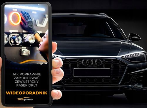 Pasek LED pod maskę Taśma SMD Światła samochodowe dzienne DRL 6000K 180 cm na Arena.pl