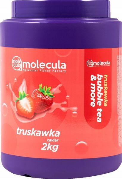 Kulki Bubble Tea Molekularny Kawior 2 KG TRUSKAWKA zdjęcie 1