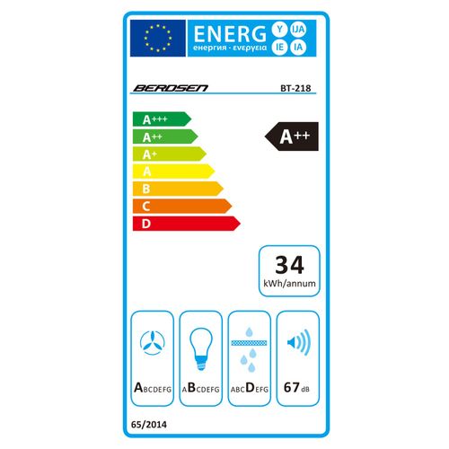Okap kuchenny 90 cm Czarny Berdsen BT-218 na Arena.pl