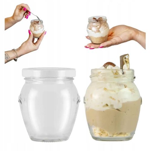 20x POJEMNIKI NA DESERY 150ml Słoik SZKLANY AMFORA Na Deserki Do na Arena.pl