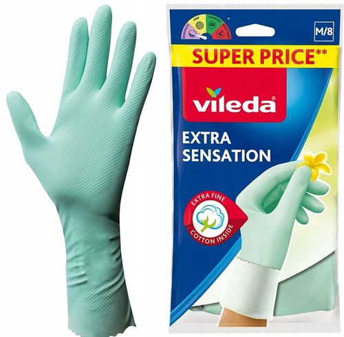 rękawice vileda extra sensation "m" na Arena.pl