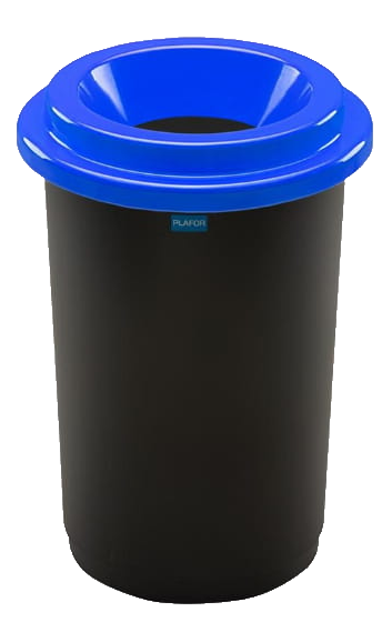 Kosz do segregacji ECOBIN 50L niebieski - papier zdjęcie 1