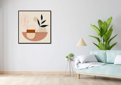 Plakat 90x90cm Botaniczna Przymiarka na Arena.pl