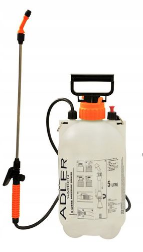 Ręczny OPRYSKIWACZ CIŚNIENIOWY Duża Pojemność 5L REGULACJA Zraszania Lanca na Arena.pl