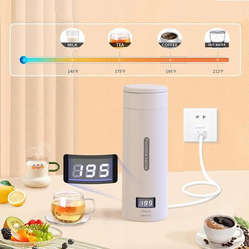 PODRÓŻNY MAŁY CZAJNIK ELEKTRYCZNY Z REGULACJĄ TEMPERATURY, KUBEK PODRÓŻNY na Arena.pl