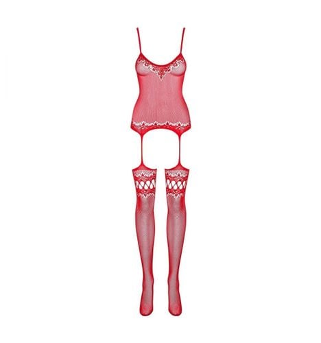 Bodystocking F214 czerwone S/M/L na Arena.pl