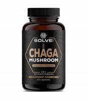 SOLVE LABS Chaga Błyskoporek Podkorowy 10:1 kapsułki 60 szt