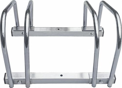 STOJAK NA 2 ROWERY PARKING ROWEROWY UCHWYT NA 2 STANOWISKA STAL NIERDZEWNA na Arena.pl