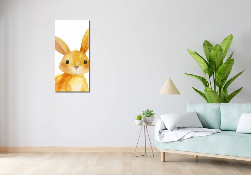 Obraz 40x90cm Słodki Zajączek zdjęcie 2