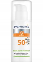 PHARMACERIS S SPF50 MEDI ACNE PROTECT SKÓRA TŁUSTA MIESZANA TRĄDZIKOWA