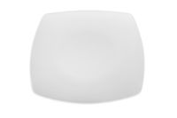 talerz płytki 25x25cm kwadrat 6szt. biała porcelana tułowice