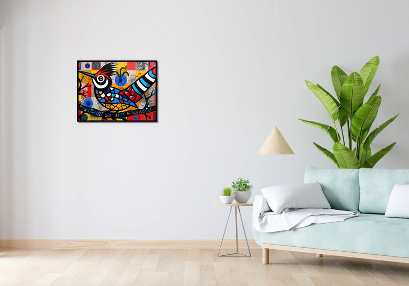Plakat 65x50cm Ptak Na Wznak zdjęcie 4