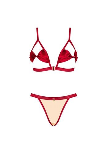 komplet biustonosz stringi obsessive rubinesa s/m na Arena.pl