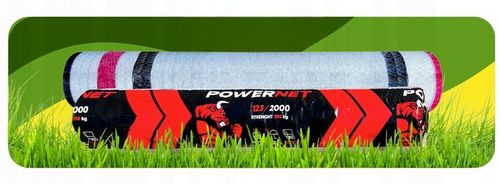 Siatka do bel POWER NET 125x2000m gruba do owijania słomy, siana, kiszonki na Arena.pl