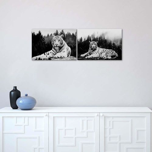 Plakat, Tygrys w lesie 100x70 na Arena.pl