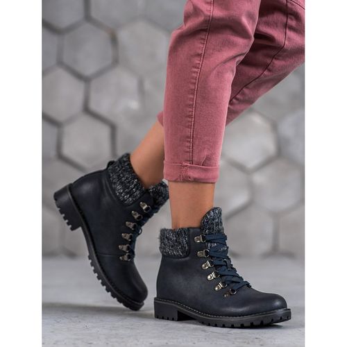 Granatowe Botki r.38 na Arena.pl