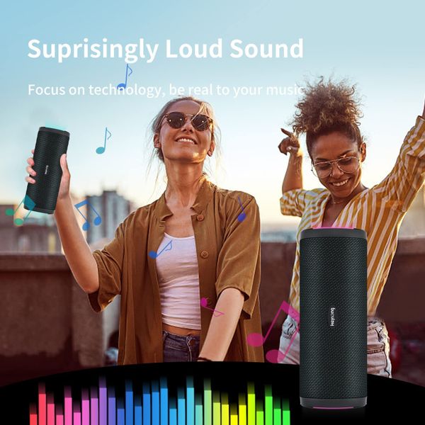 Głośnik stereo HEYSONG REVERB Bluetooth IPX7 360° zdjęcie 7