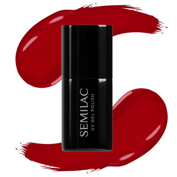 SEMILAC Lakier hybrydowy 608 Soft Red 7ml zdjęcie 1
