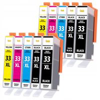 10x TUSZ 33XL DO DRUKARKI EPSON XP530 XP630 XP830 XP900 XP7100