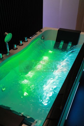 Wanna z hydromasażem EBX-7066 white prostokątna 170cmx78cmx61cm Wodosp na Arena.pl