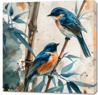 Obraz 90x90cm Trzy Ptaki