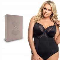 Body wyszczuplające Gorsenia Gala K356 czarny 90G