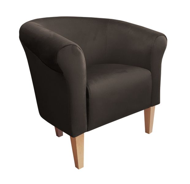 Fotel Milo nogi 20cm buk brąz MG05 zdjęcie 1