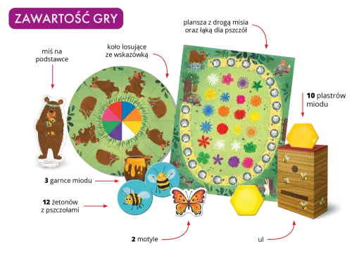 Miś i pszczoły. Gra kooperacyjna na Arena.pl