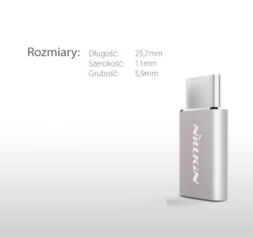 ADAPTER PRZEJŚCIÓWKA MICRO USB NA USB TYPE-C TYP C na Arena.pl
