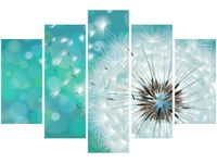 100CM 150CM OBRAZ 5 ELEM PUSZYSTY DMUCHAWIEC ŚCIENNY