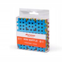 MARIOINEX FABRYKA ZABAWEK ZESTAW PODSTAWY MINI WAFFLE KLOCKI ŻÓŁTY 2+
