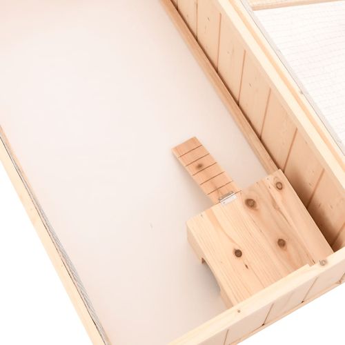 Klatka dla chomika, 104x52x38 cm, lite drewno jodłowe na Arena.pl