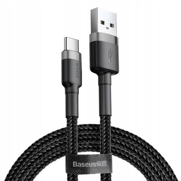 BASEUS MOCNY KABEL USB USB-C TYP-C PRZEWÓD OPLOT QUICK CHARGE 3.0 2A 3M zdjęcie 11