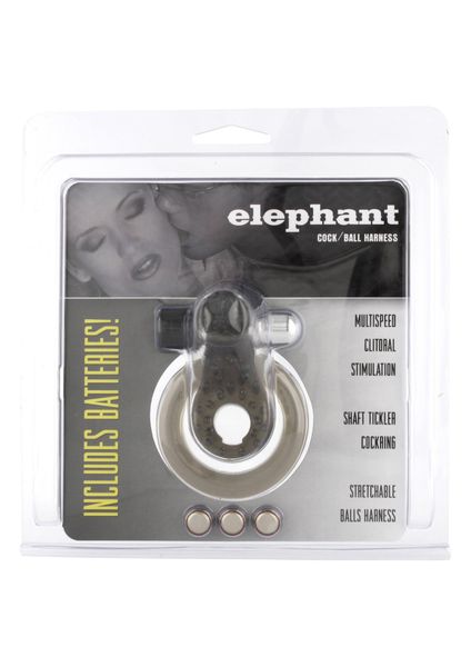 Cock & Ball Ring Elephant Transparent zdjęcie 2