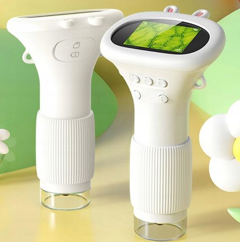 MIKROSKOP CYFROWY KIESZONKOWY OPTYCZNY EKRAN LCD LED ZESTAW Z KAMERA 1000X na Arena.pl