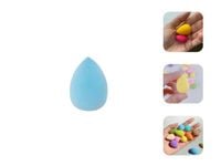 Gąbka do makijażu blender MAŁA super miękka blue