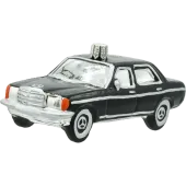 Bombka choinkowa szklana: Klasyczny Samochód Retro: czarny