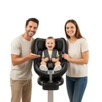 Fotelik Samochodowy CzarnySzary iSafety THOR BlackGrey ISOFIX BEZPIECZNY360