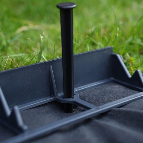 OBRZEŻE OGRODOWE 10m czarny 4,5cm trawnikowe border tworzywo + kotwy na Arena.pl