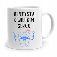 Kubek Prezent Dla Dentysty O Wielkim Sercu Z Nadrukiem Ze Zdjęciem