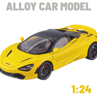 METALOWY MODEL SAMOCHODU Mercedes McLaren 720S 1:24 LED DŹWIĘK DRZWI MASKA