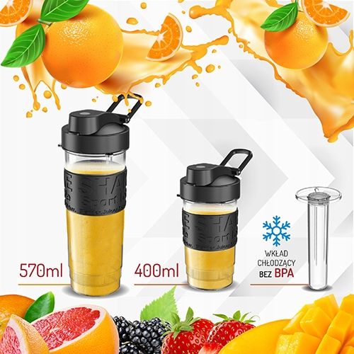 Blender kielichowy Adler AD4081 800 W czarny zdjęcie 8