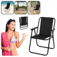 KRZESŁO SKŁADANE PLAŻOWE - TURYSTYCZNE OGRODOWE WĘDKARSKIE LEŻAK LEKKIE