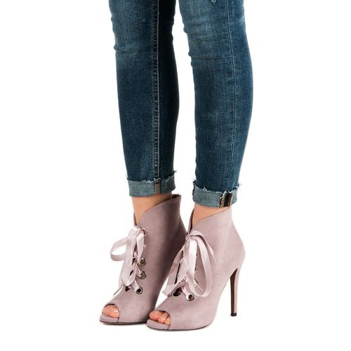 Wiązane Botki Open Toe r.37 na Arena.pl