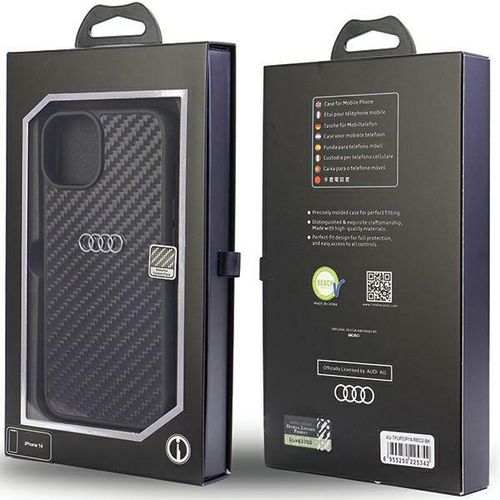 Etui Audi do iPhone 15, iPhone 14, iPhone 13, Czarny na Arena.pl