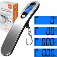 WAGA BAGAŻOWA PODRÓŻNA HAKOWA TURYSTYCZNA LOTNICZA RĘCZNA LCD DO 50KG