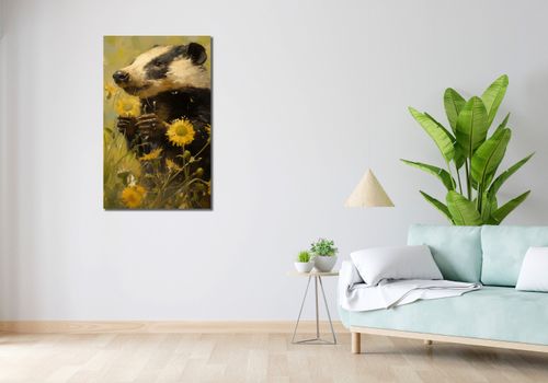 Obraz 60x100cm Łąka w Oczach Borsuka na Arena.pl